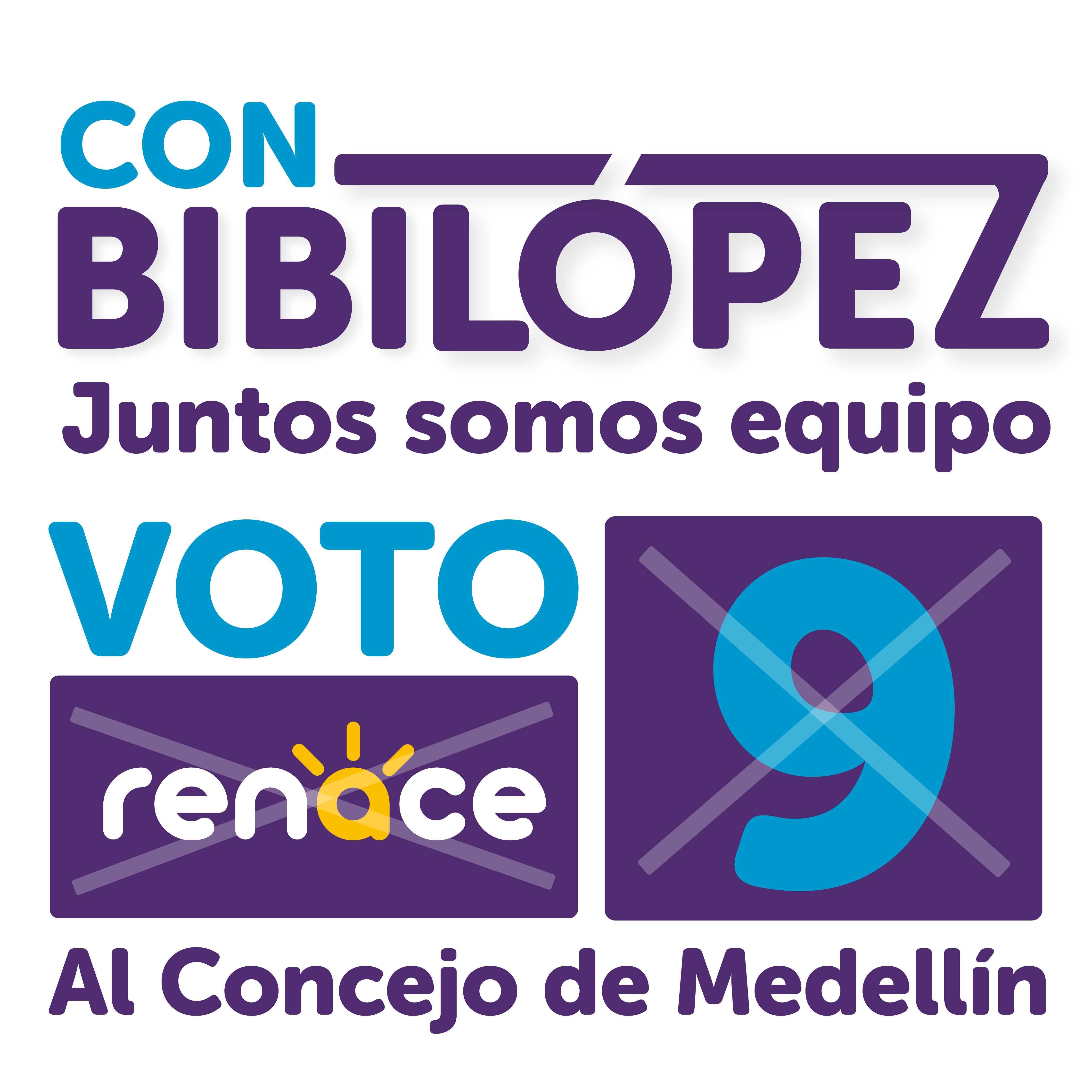 Bibi Lopez, Juntos Somos Equipo al Concejo de Medellín Bibi Lopez, Juntos Somos Equipo al Concejo de Medellín